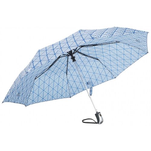 Parapluie canne homme anti-vent marron