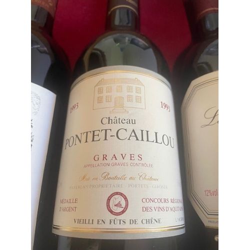 Vin rouge AOC Graves 2019 en carton de 12 bouteilles