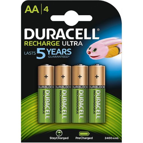 Piles rechargeables DURACELL Stay Charged LR03 (AAA) NiMH 900mAh Blister de  4 piles