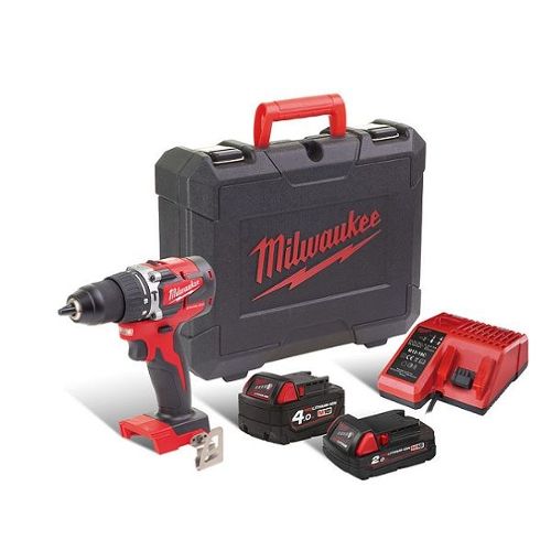 Pack perceuse-visseuse milwaukee M18CBLDD-502C - 2x5Ah + Chargeur MILWAUKEE  - Outillage
