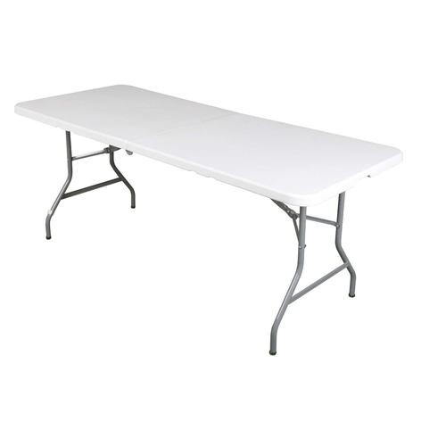 Table d'appoint pliante modèle Adige - 44 x 44 x 50 cm. - Blanc