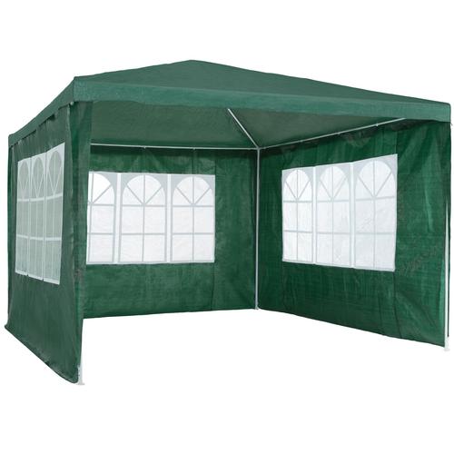 VOUNOT Tonnelle de jardin renforcée 3x3m pliable avec 4 parois et