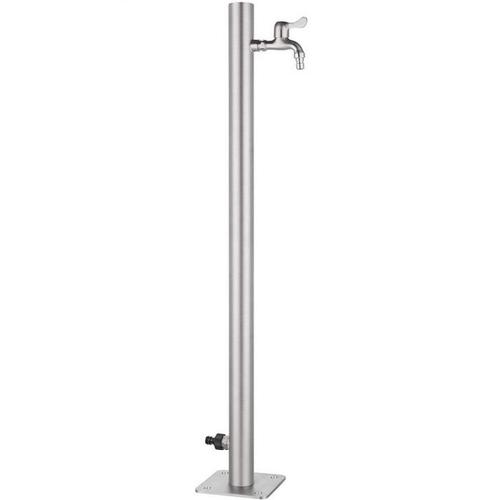 Robinet d'extérieur 95x5cm, colonne d'eau extérieure en acier inoxydable,  distributeur d'eau, point d'eau jardin