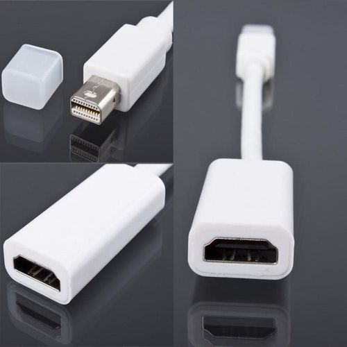 = 0.5 m - Adaptateur Thunderbolt Mini DisplayPort vers HDMI, cble pour Apple Mac Macb pour Apple Mac Macbook Pro Air IR, 1 pice