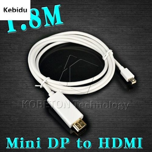 = 0.5 m - cble adaptateur Thunderbolt Mini Display Port DP vers HDMI, 2021 M, pour Macbook Mac Air Pro, vente en gros, 1.8
