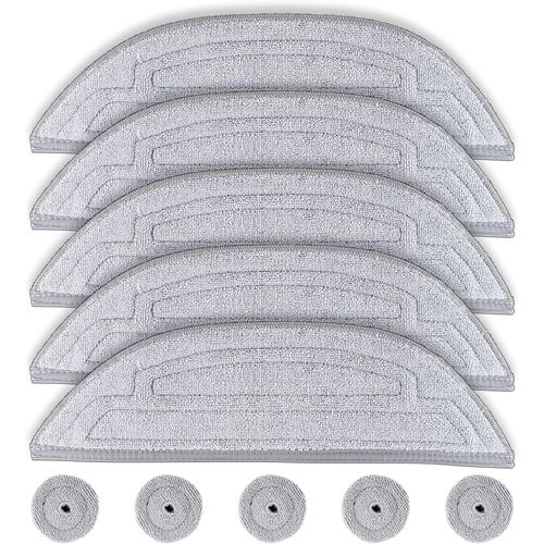 (10 Pices) S8 Maxv Ultra Tampons De Vadrouille Pour Roborock S8 Maxv Ultra, S8 Max Ultra Robot Vacuum, Tampon De Vadrouille Vibrarise Avec Modules De Vibrations Soniques Doubles[SSE7113993]