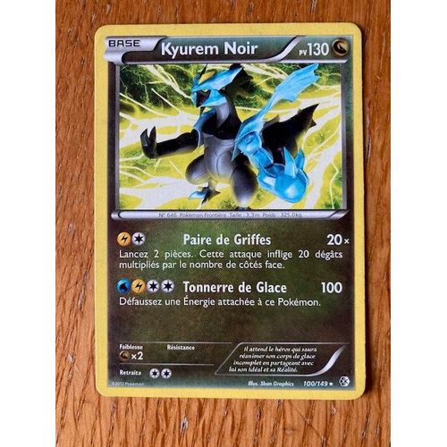 (1615) Kyurem Noir 100/149 Pokemon