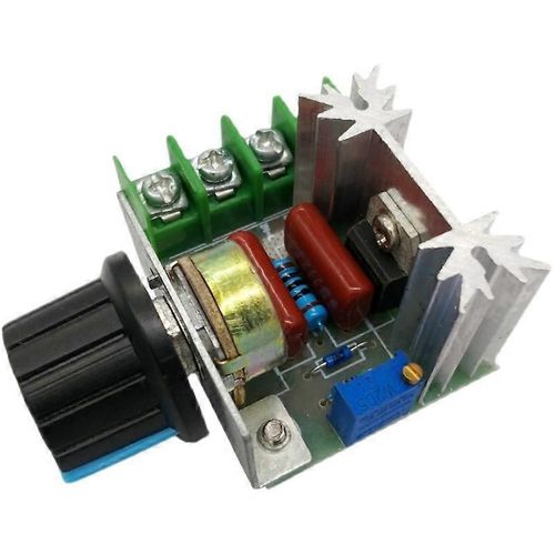 (2pcs) 25a Pwm Ac Contrleur De Contrle De Vitesse 2000w Rgulateur De Tension Rglable 50-220v, Thyristor Haute Puissance Rgulateur De Tension lectronique Reg