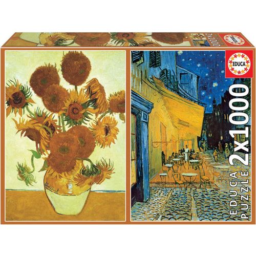- 2x1000 Van Gogh. Comprend Fix Puzzle Tail Pour L'accrocher Une Fois L'assemblage Termin.  Partir De 14 Ans (18491)