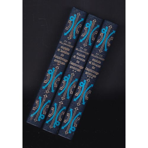 "Exploits Et Bavures De L' Espionnage Amricain", 3 Tomes, P F De Villemarest, Famot, 1978