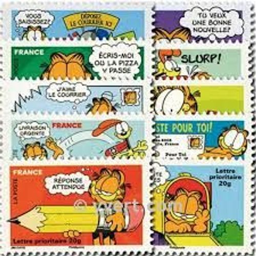"Sourires" Avec Le Chien Cubitus (Jim Davis) Srie Complte Anne 2008 Autoadhsifs N 4271 4272 4273 4274 4275 4276 4277 4278 4279 4280 Yvert Et Tellier