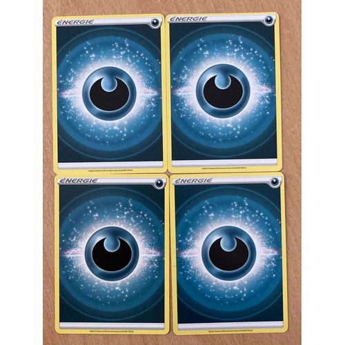 (3499) Lot De 4 Cartes nergie Pokemon De Type Tnbres 