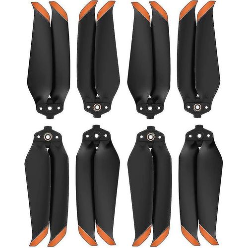 (4 Paires DOrange) Dji Mavic Air 2 / Mavic Air 2s Uav Prop Low Noise Propeller Quick Release Hlice Accessoire Blade Colored Uav Propeller Blade