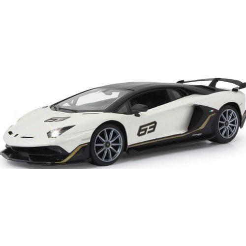 - 405172-Lamborghini Aventador Svj-1:14-Blanc-2,4 Ghz-Jusqu' 1 Heure De Conduite  Environ 9 Km/H,Dtails Parfaits,Finition De Qualit Suprieure.