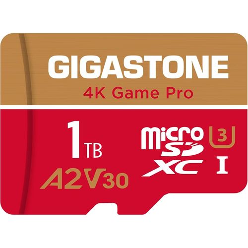 [5 Ans Rcupration De Donnes Gratuite] Carte Mmoire 1 Tb, Game Pro , Vitesse Jusqu' 100/90 Mo/S, Pour Switch, Steamdeck, 4k Video A2 V30 U3 Microsdxc Avec Adaptateur