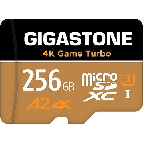 [5 Ans Rcupration De Donnes Gratuite] Carte Mmoire 256 Go, Game Turbo Max, Vitesse Jusqu' 160/130 Mo/S, Pour Switch, Steamdeck, 4k Video A2 V30 U3 Microsdxc Avec Adaptateur.[Hdm5234478]