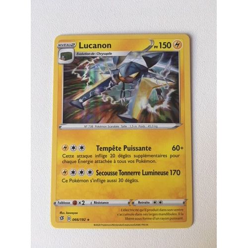 (619) Lucanon 66/192 Pokemon