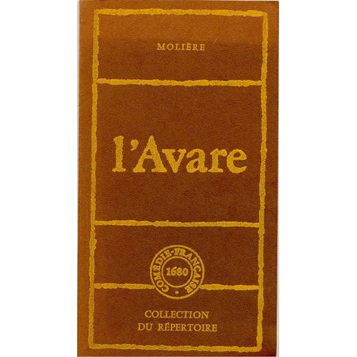 L'avare   de Molire  Format Poche 