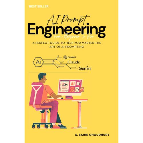 Ai Prompt Engineering: From Beginner To Pro: Boost Your Productivity & Creativity With Ai Prompts For Writing, Coding, Business And More !    Format Broch 