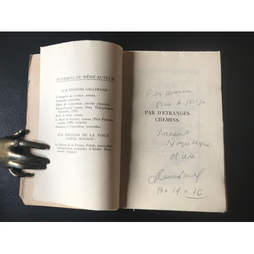 [Bel Envoi Autographe Sign] Armand Lunel - Par D? tranges Chemins - Souvenirs De Mai-Juin 1940 - Illustrations De Lon Zack (Edition Originale, Limite  100 Vlin De Rives (No 96) - 1946)