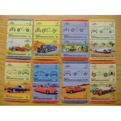 Bequia - Grenadines Of St. Vincent 1984 - Yvert &tellier N Lot 21 ** Mnh - Automoviles - Auto - Voitures Anciennes