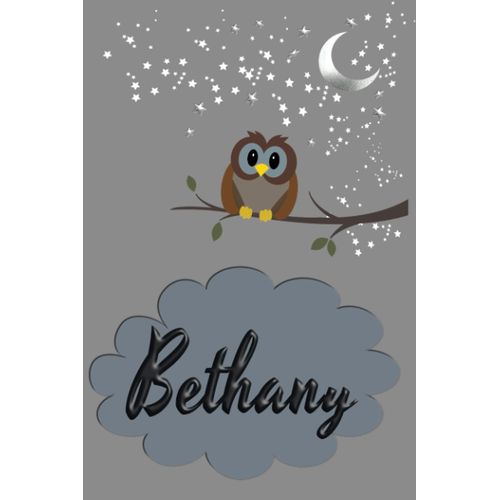 Bethany: Dot Grid Journal Personalized Name Notebook (Whimsical Owl Diaries)    Format Broch 