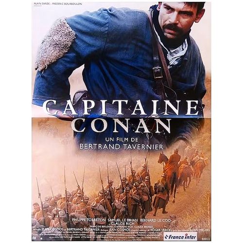 *** Capitaine Conan De Bertrand Tavernier - 1996 - Philippe Torreton - Samuel Le Bihan - Bernard Le Coq - Franois Berland - Affiche Cinma Originale Plie - 40 X 54 (Titre Au Dos) - Tbe ***