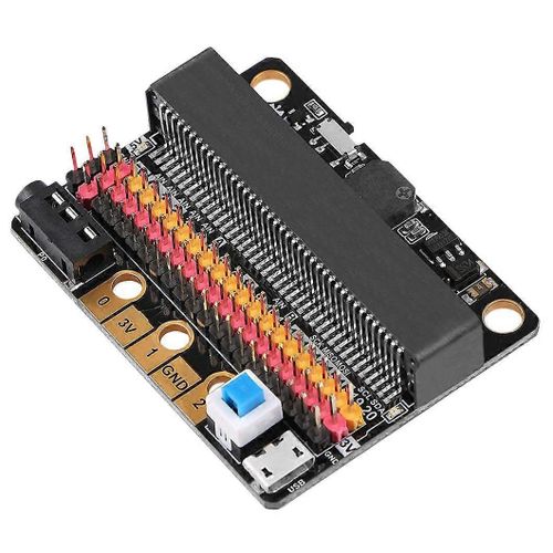 -Carte d'extension d'embouts IOBIT V2.0 Breakout Adapter avec buzzer pour BBC :Bit Kids's Python Graphics Pr