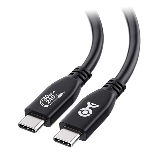 [Certifi USB-IF] Cable USB 4 80Gbps 1,2m,supporte jusqu' [8K@120Hz/4K@480Hz vido,240W de charge,80Gbps transfert de donnes] Cable USB4,noir,compatible avec Thunderbolt 4