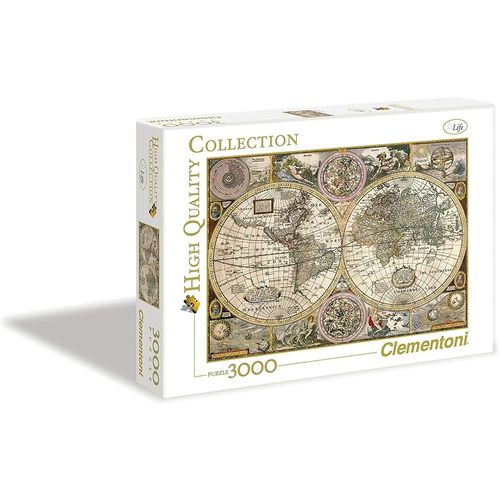 - Collection Hight Quality : Carte Ancienne Du Monde - Puzzle Planisphre