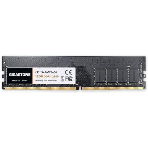 [DDR4 RAM] GIGASTONE 16Go DDR4 2666MHz(2400MHz Or 2133MHz) PC4-21300(PC4-19200/17000) CL19 1.2V UDIMM 288pin UnbuffeRouge Non ECC Mmoire Haute Performance Mise  Niveau pour PC Bureau