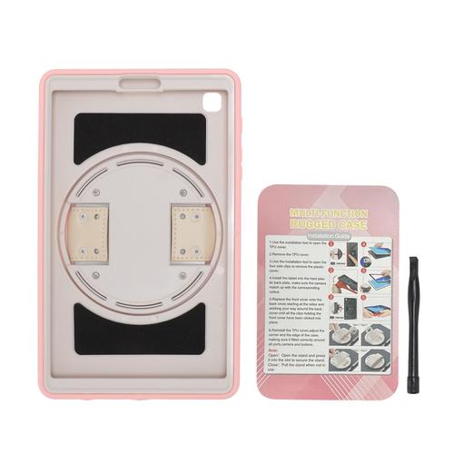 éTui De Protection Robuste Pour Tablette, Protection Contre Les Chutes, Antichoc, Avec Dragonne, Support Pour Galaxy Tab A7lite T220 T225, Rose Sakura