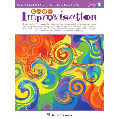 Easy Improvisation A Simple, Fun Way To Learn The Basics Of Improvisation! - Recueil Avec Support(S) En Ligne Keyboard Percussion Hl00236555 9781495096532