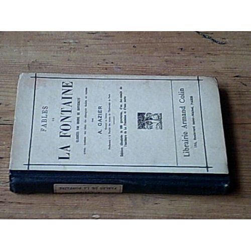 Fables De La Fontaine Classes Par Ordre De Difficult Avec Notice En Tte De Chaque Fable Et Notes   