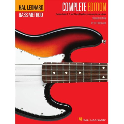 Hal Leonard Electric Bass Method - Complete Ed. Contains Books 1,2, And 3 - Recueil Guitare Basse Hl00695073 9780793563821