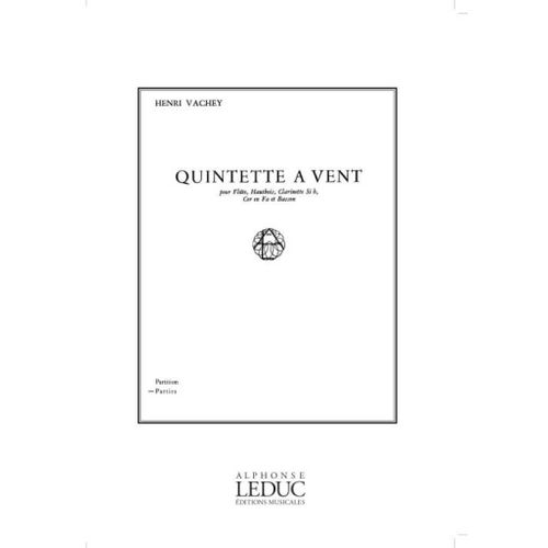 Henri Vachey : Henri Vachey: Quintette A Vent - Set De Parties Spares Quinette  Vent 9790046243936 Al24393
