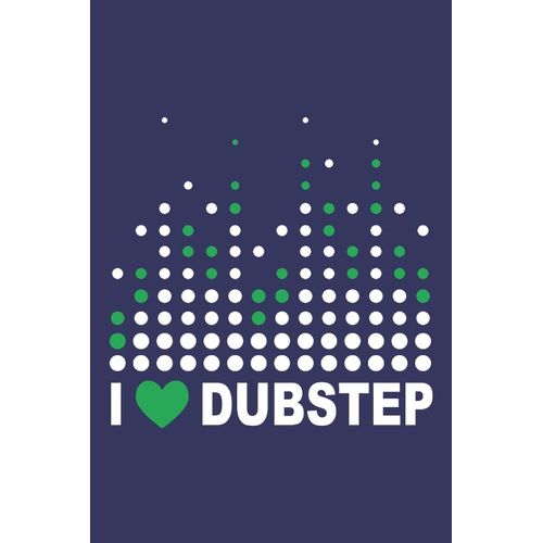 I Heart Dubstep: 6x9 Inch | Lined | Ruled Paper | Notebook | Notes    Format Broch 