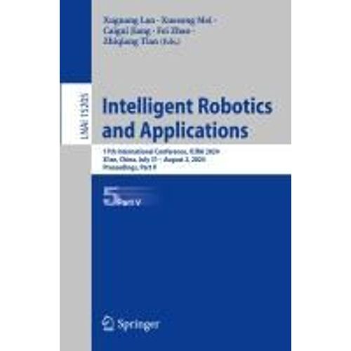 Intelligent Robotics And Applications    Format Broch 