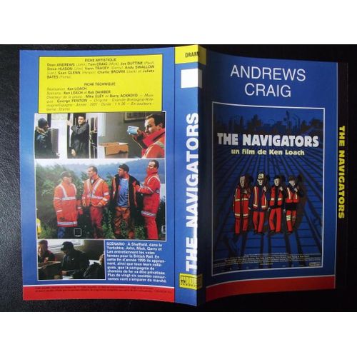  Jaquette Du Film.The Navigators(2001).Ralisation.Ken Loach Avec Dean Andrews,Tom Craig,Joe Duttine,Steve Huison,Venn Tracey Andy Swallow