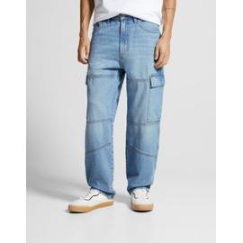 Jean cargo best sale homme bleu