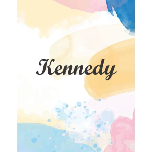 Kennedy: Journal Notebook Gray For Writing And Drawing, Blank | Calligraphy Dot Grid Journals | 8.5 X 11 Inch - V.67    Format Broch 