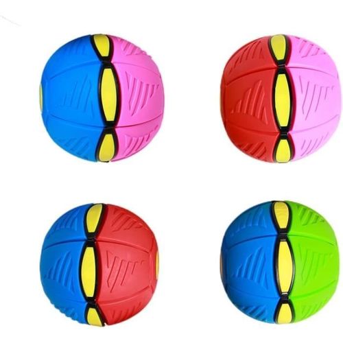 [Lot De 4] Jouet Pour La Famille Et Les Animaux, Balle Volante Ufo Interactive, Combinant Basket-Ball, Ballon De Foot Et De Frisbee.