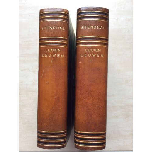  Lucien Leuwen. Tomes I Et Ii. Texte De L'edition Bossard 1929.   de Stendhal [ Marie-Henry Beyle ]  Format Reli 
