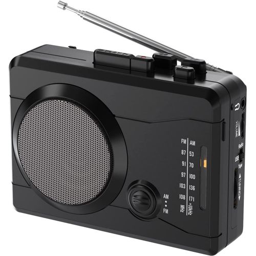 !Magntophone Lecteur Cassette Portable Numr Ur Enregistreur Cassette Tape Avec Haut-Parleur,Microphone,Radio Fm/Am Avec Antenne (Convertisseur De Cassette Usb En Mp3)[Q956]
