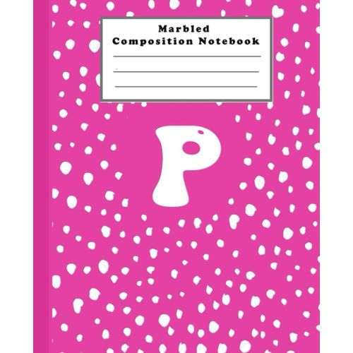 Marbled Composition Notebook: Pink Color School Notebook - Marble Composition Notebook 110 Pages: School Composition Notebook    Format Broch 