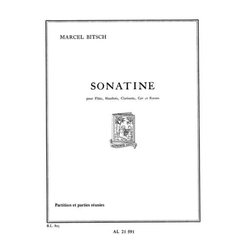 Marcel Bitsch : Marcel Bitsch: Sonatine - Set Quinette  Vent 9790046215919 Al21591
