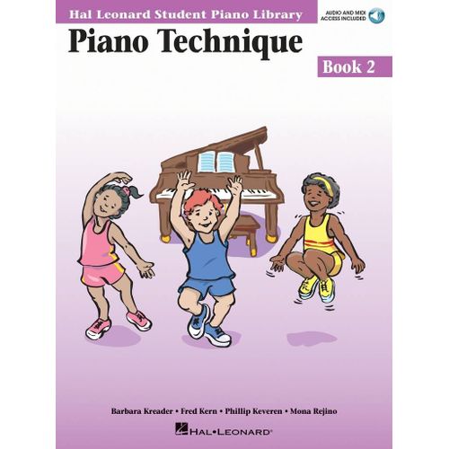 Mona Rejino : Piano Technique Book 2 (Book/Audio) Hal Leonard Student Piano Library - Recueil Avec Support(S) En Ligne Piano Hl00298081 9781423418719