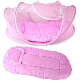 Moustiquaire Pliable Bebe Portable Avec Coussin Et Oreiller Rose Voyage En Plage Vite Lit Tente Simple Pour Petit Rakuten