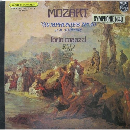 Mozart, Lorin Maazel, Rso Berlin ‎ Symphonies N40 Et 41 'jupiter' -  Mozart, Lorin Maazel, Rso Berlin ‎ Symphonies N40 Et 41 