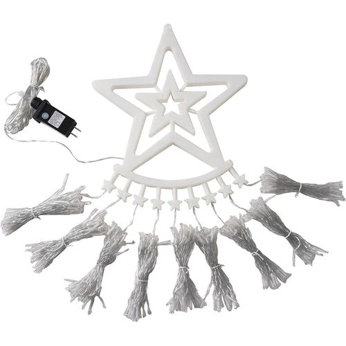 (Multicolore?Guirlande Lumineuse Led  5 Branches En Forme D'toile De Nol  Suspendre, Guirlande Lumineuse De Mtores, Tlcommande Pour Extrieur, Dcoration D'intrieur